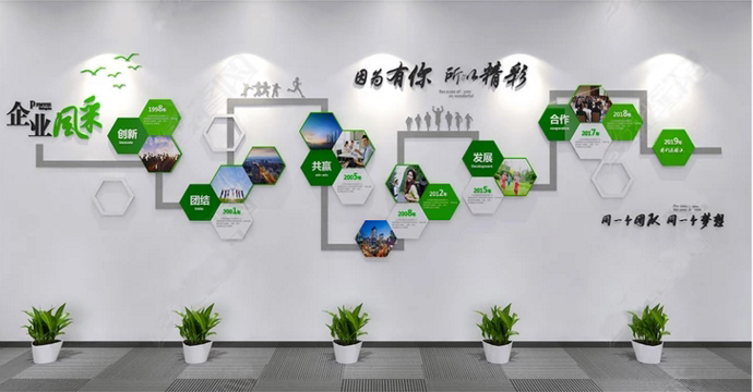 【企业文化墙】——郑州华瑞公司形象墙